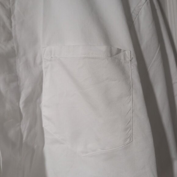 NEW! Zara | Gabardine Fabric Cropped Shirt In White - Picture 8 of 12